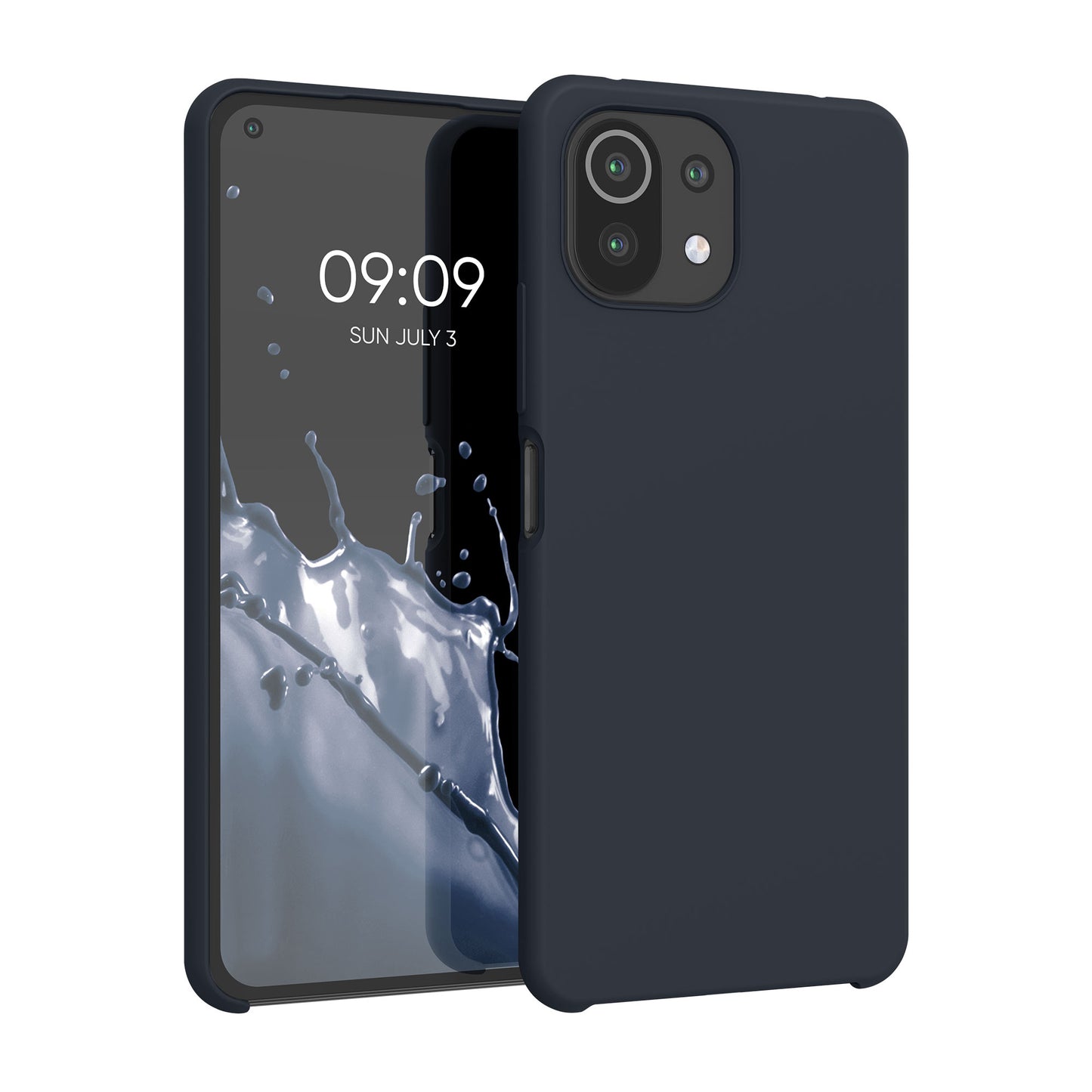 kwmobile Phone Case for Xiaomi 11 Lite NE / Mi 11 Lite - Silicone Case - Wireless Charging - Protective Cover