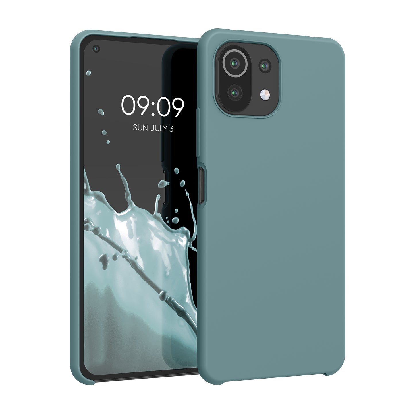 kwmobile Phone Case for Xiaomi 11 Lite NE / Mi 11 Lite - Silicone Case - Wireless Charging - Protective Cover