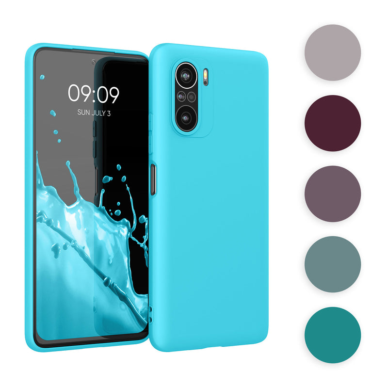 kwmobile Handyhülle kompatibel mit Xiaomi Mi 11i Hülle - Handy Case aus weichem Silikon in Schwarz matt Schwarz matt  