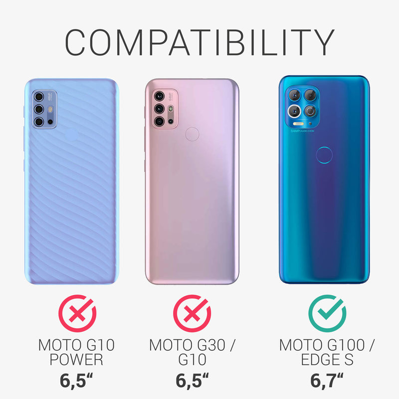 kwmobile Phone Case for Motorola Moto G100 / Edge S Case - Protective Cover
