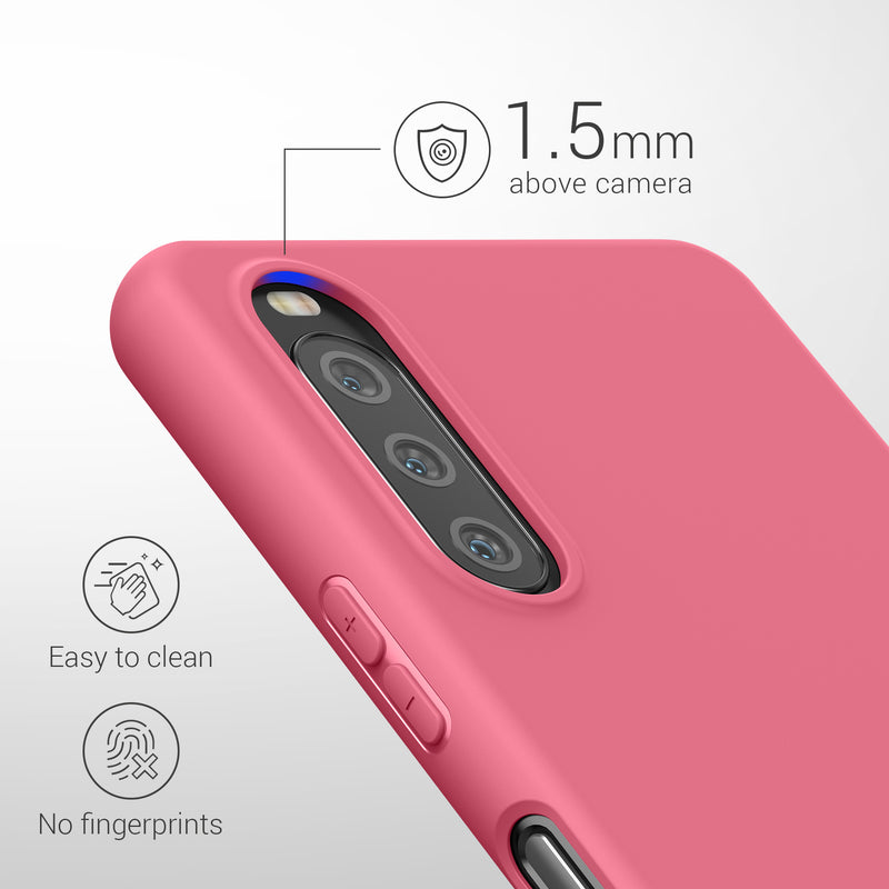 kwmobile Phone Case for Sony Xperia 10 III - Wireless Charging - Protective Cover