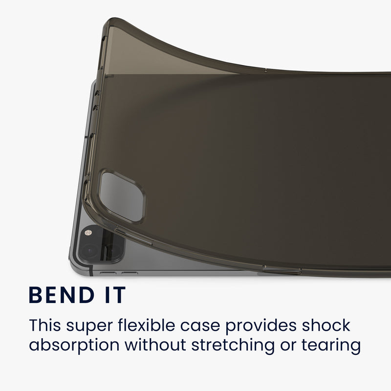 kwmobile Case compatible with Apple iPad Air 11" (6th Gen 2024) / Air 4 / 5 / iPad Pro 11" (2020/2021/2022) Case - Soft Silicone Case Transparent - Tablet Cover