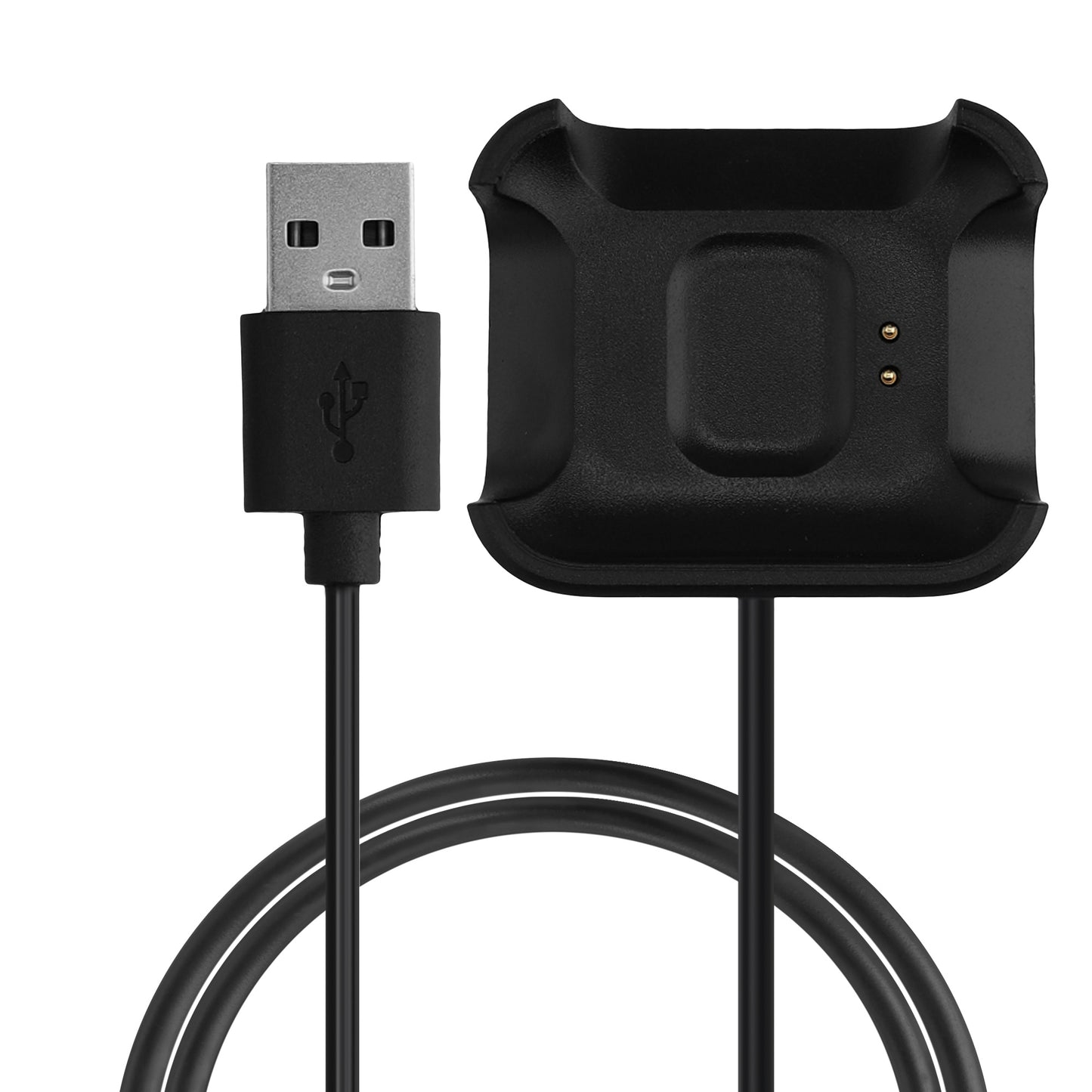 kwmobile USB Kabel Charger kompatibel mit Xiaomi Mi Watch Lite / Redmi Watch Ladekabel - Smart Watch Ersatzkabel - Fitnesstracker Aufladekabel in Schwarz Schwarz  