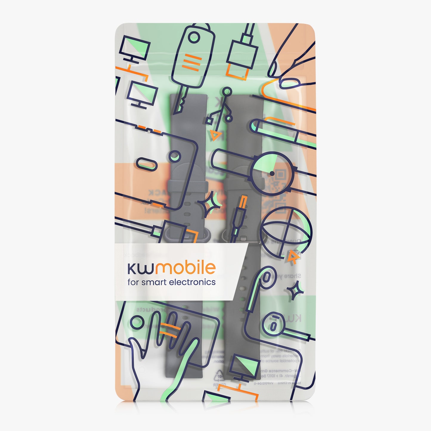 kwmobile Watch Strap for Xiaomi Mi Watch Lite / Redmi Watch Strap Fitness Tracker Band Set Replacement Strap Smartwatch
