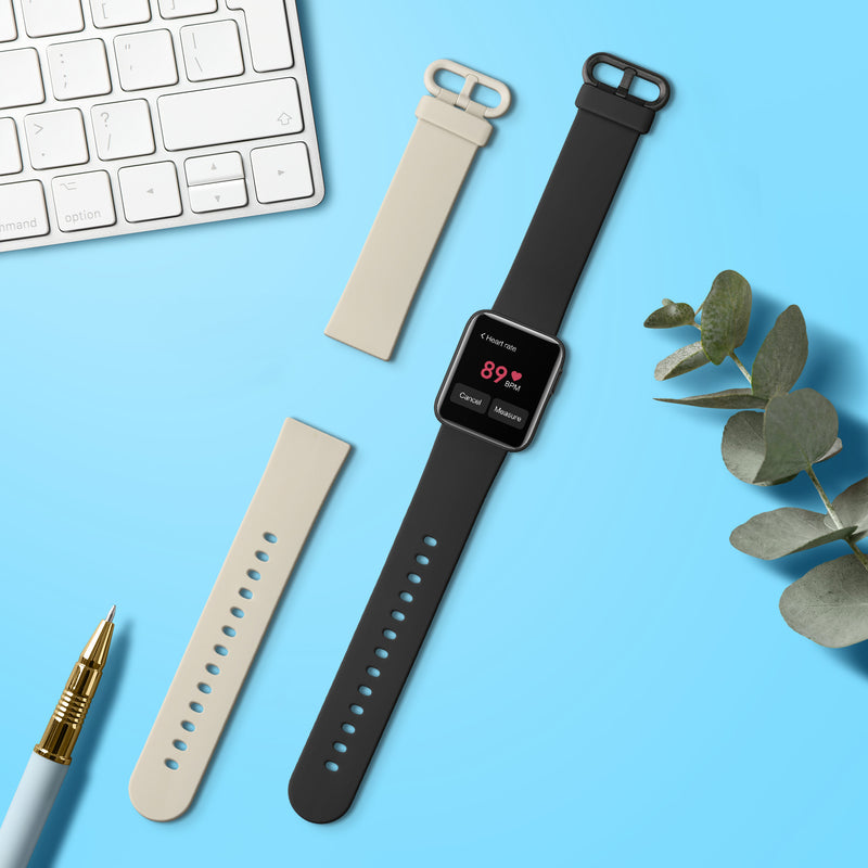 kwmobile Watch Strap for Xiaomi Mi Watch Lite / Redmi Watch Strap Fitness Tracker Band Set Replacement Strap Smartwatch