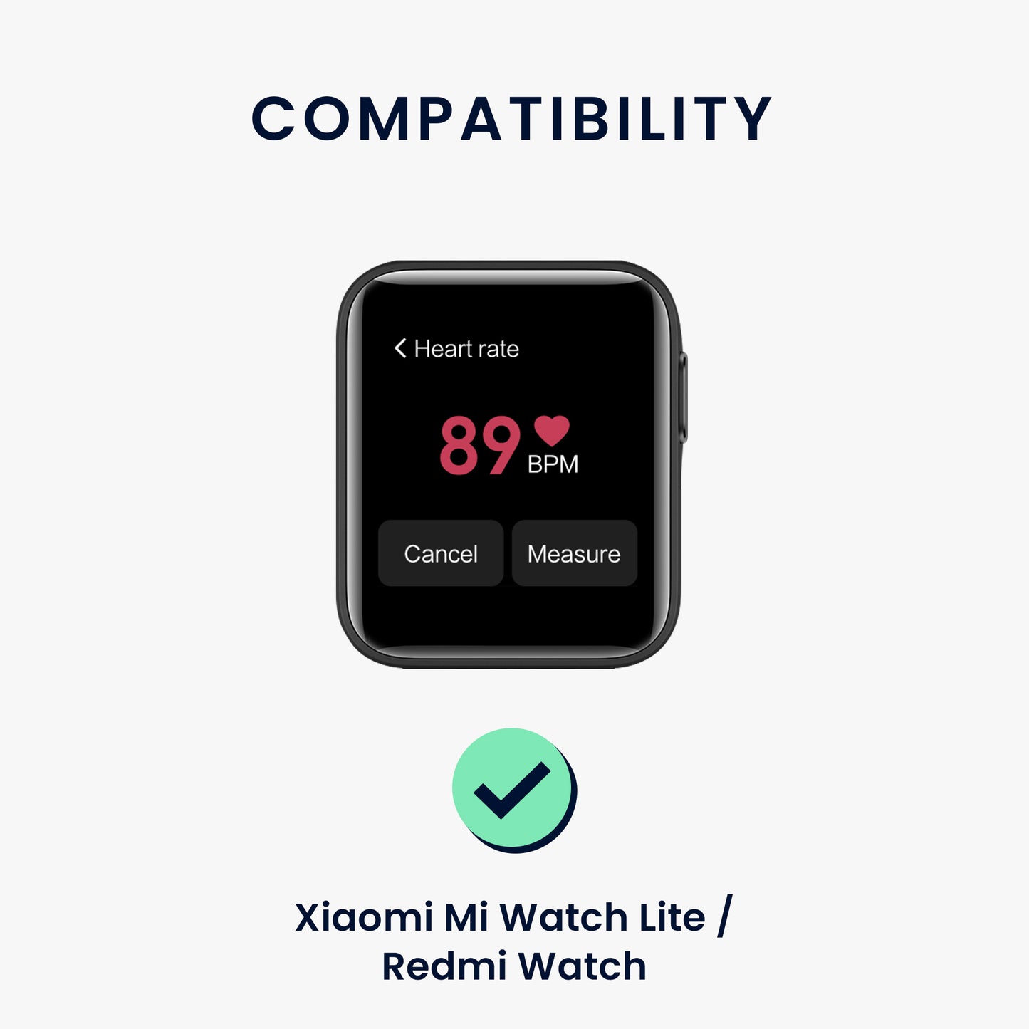 kwmobile Watch Strap for Xiaomi Mi Watch Lite / Redmi Watch Strap Fitness Tracker Band Set Replacement Strap Smartwatch