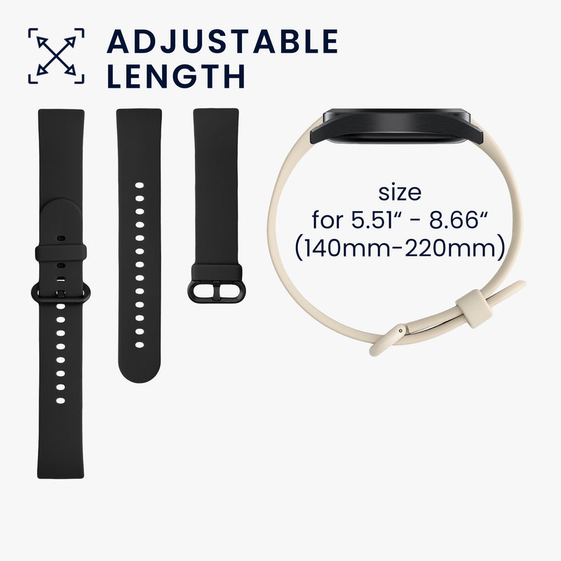 kwmobile Watch Strap for Xiaomi Mi Watch Lite / Redmi Watch Strap Fitness Tracker Band Set Replacement Strap Smartwatch