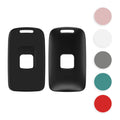 kwmobile Autoschlüssel Hülle kompatibel mit Renault 4-Tasten Smartkey Autoschlüssel (nur Keyless Go) - Hardcover Schutzhülle Schlüsselhülle Cover in Weiß matt Weiß matt  