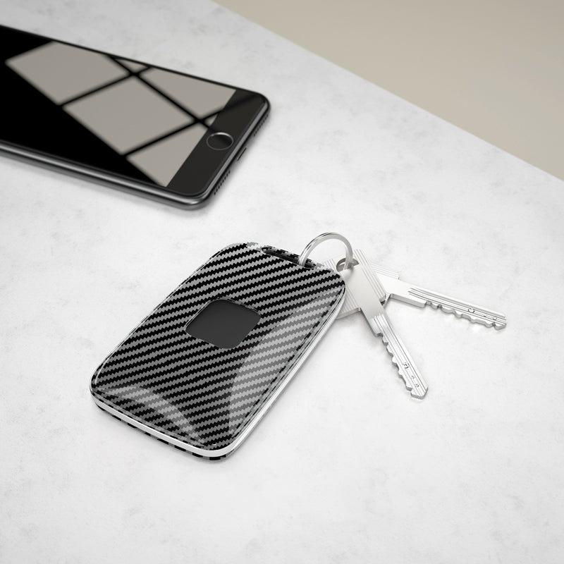 kwmobile Car Key Shell compatible with Renault 4-Button Smart Key (Keyless Go only) Hard Case Protective Cover Key Fob Cover