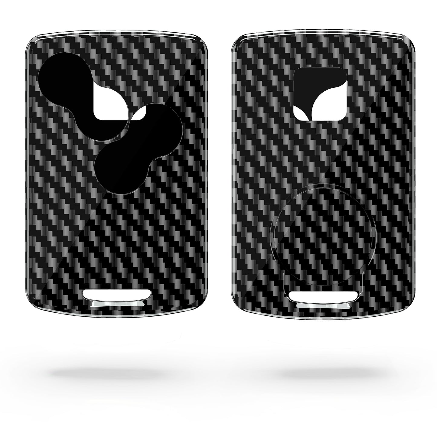 kwmobile Car Key Shell compatible with Renault 4-Button Car Key Card (Keyless Go Only) Hard Case Protector Key Cover