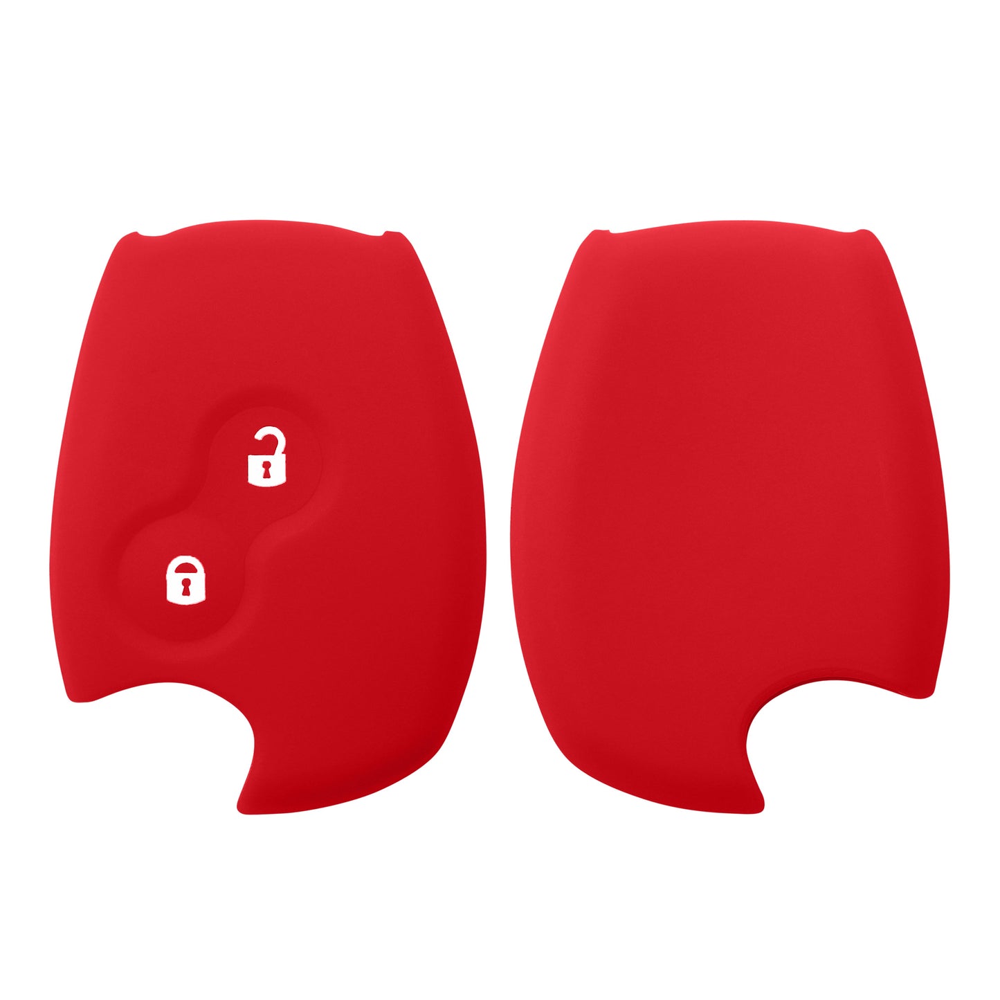 kwmobile Car Key Cover Compatible with Renault Dacia 2-Button Car Key - Key Fob Cover