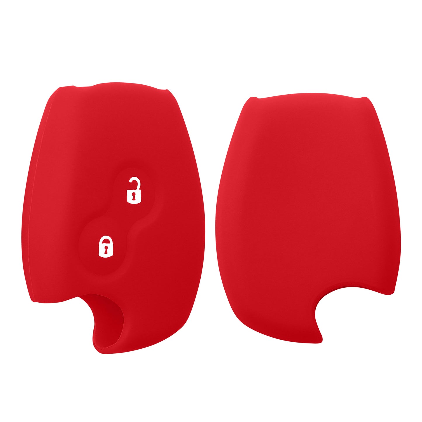 kwmobile Car Key Cover Compatible with Renault Dacia 2-Button Car Key - Key Fob Cover