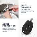 kwmobile Car Key Cover Compatible with Renault Dacia 2-Button Car Key - Key Fob Cover