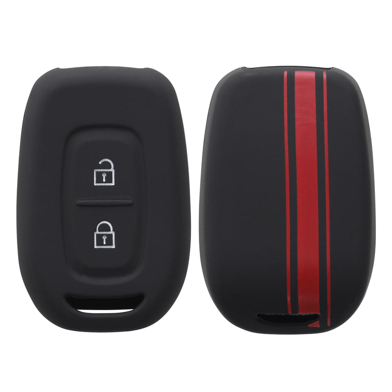 kwmobile Car Key Cover Compatible with Renault Dacia 2-Button Remote Car Key Cover