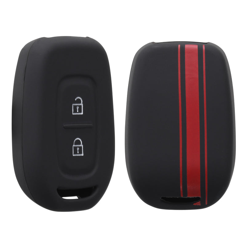 kwmobile Car Key Cover Compatible with Renault Dacia 2-Button Remote Car Key Cover