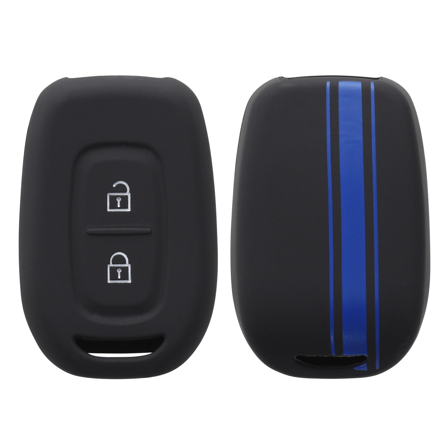 kwmobile Car Key Cover Compatible with Renault Dacia 2-Button Remote Car Key Cover