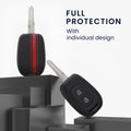 kwmobile Car Key Cover Compatible with Renault Dacia 2-Button Remote Car Key Cover