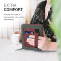 kwmobile Cover compatible with Pocketbook Touch Lux 4/5/Touch HD 3/Color (2020)/Vivlio Lux 5 Flip Case - Cover with Hand Strap
