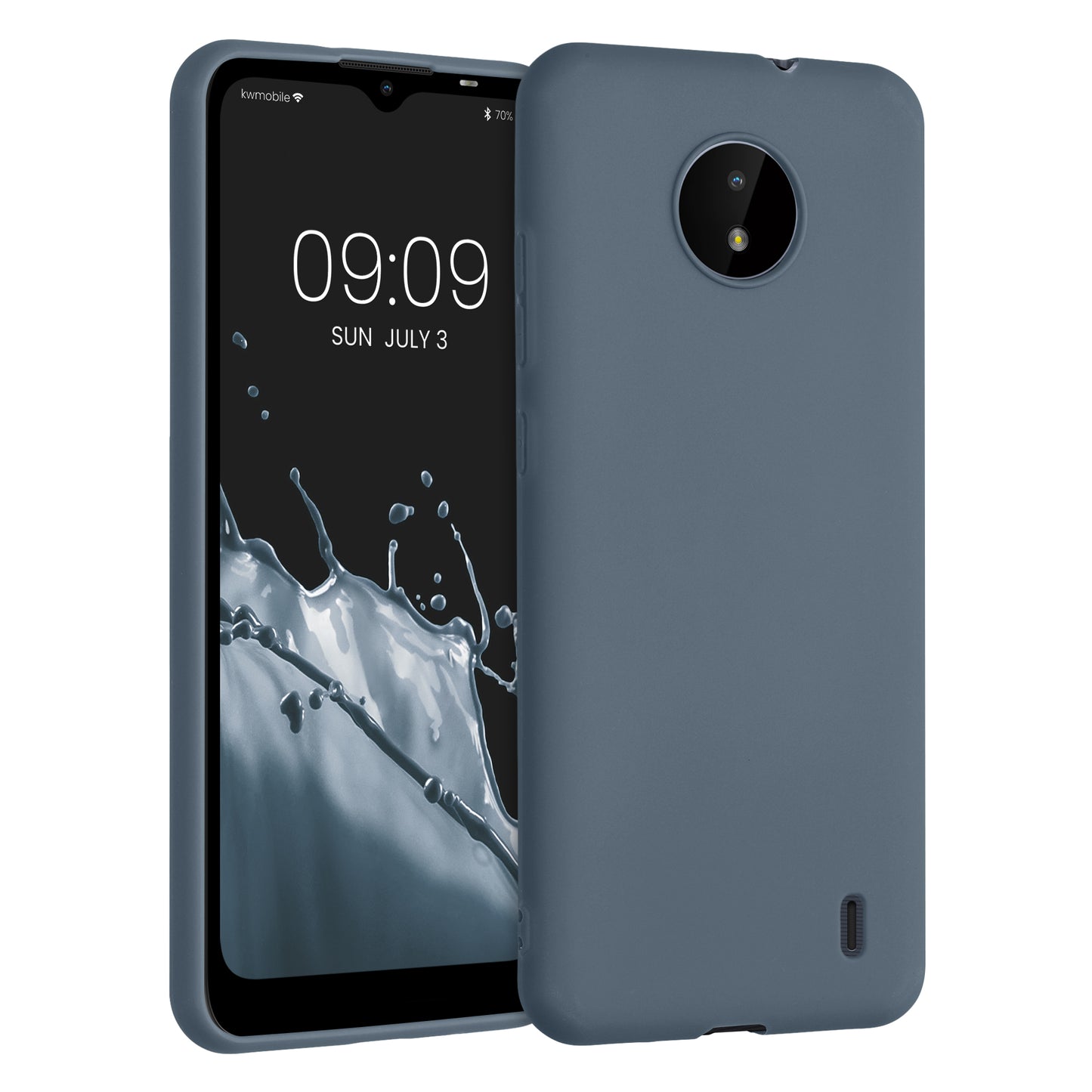 kwmobile Cell Phone Case for Nokia C20 / C10 Case - Wireless Charging - Protective Cover