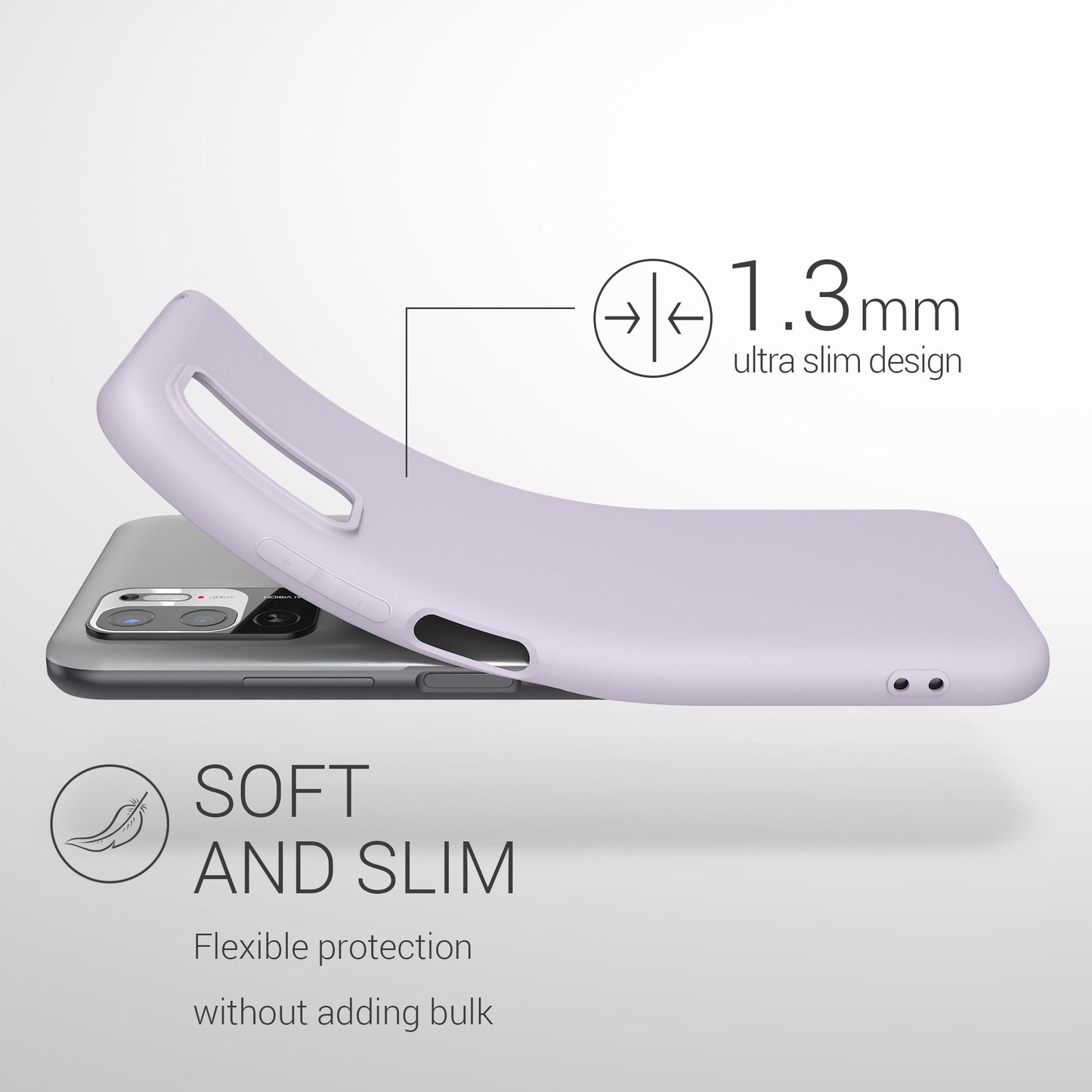 kwmobile Phone Case for Xiaomi Redmi Note 10 5G - Protective Cover