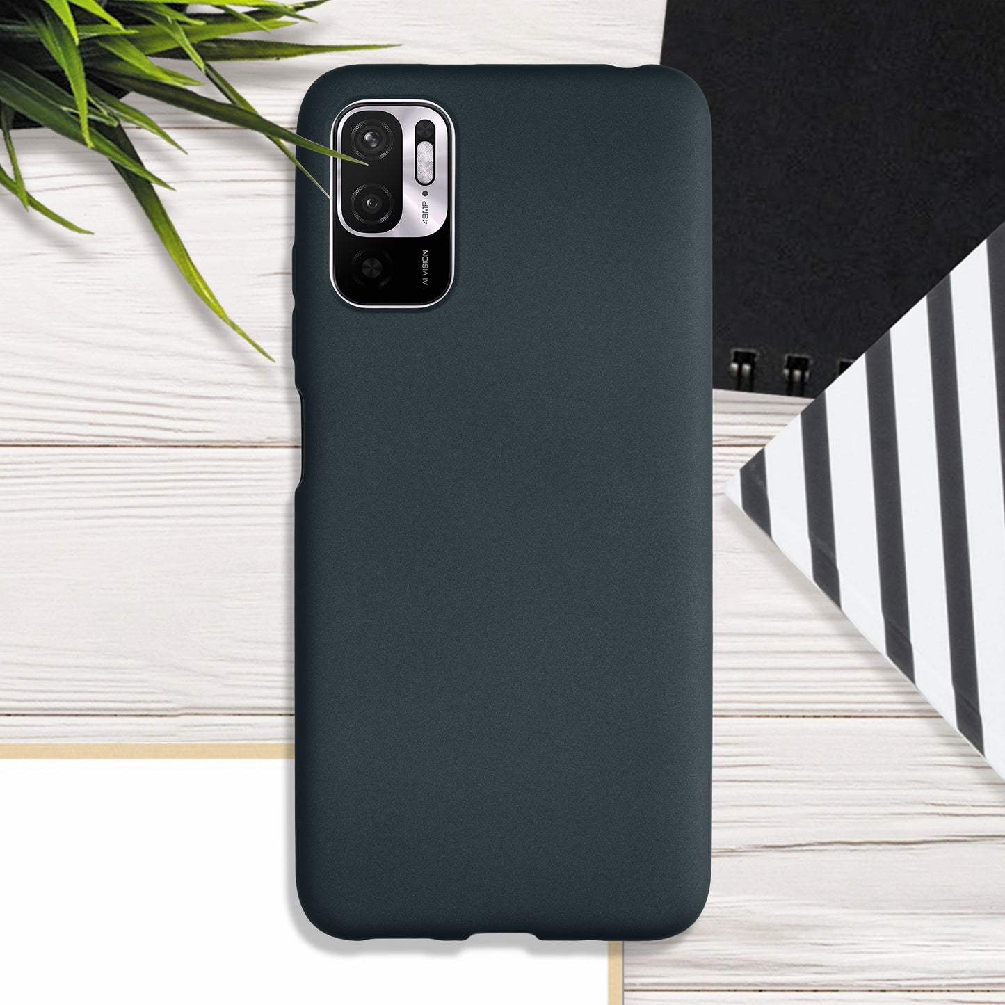 kwmobile Phone Case for Xiaomi Redmi Note 10 5G - Silicone Case Protective Cover