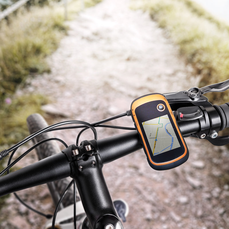 kwmobile Bike Mount compatible with Garmin eTrex 10/20/30 / GPSMAP 62 - Handlebar Holder for GPS Navigation Devices