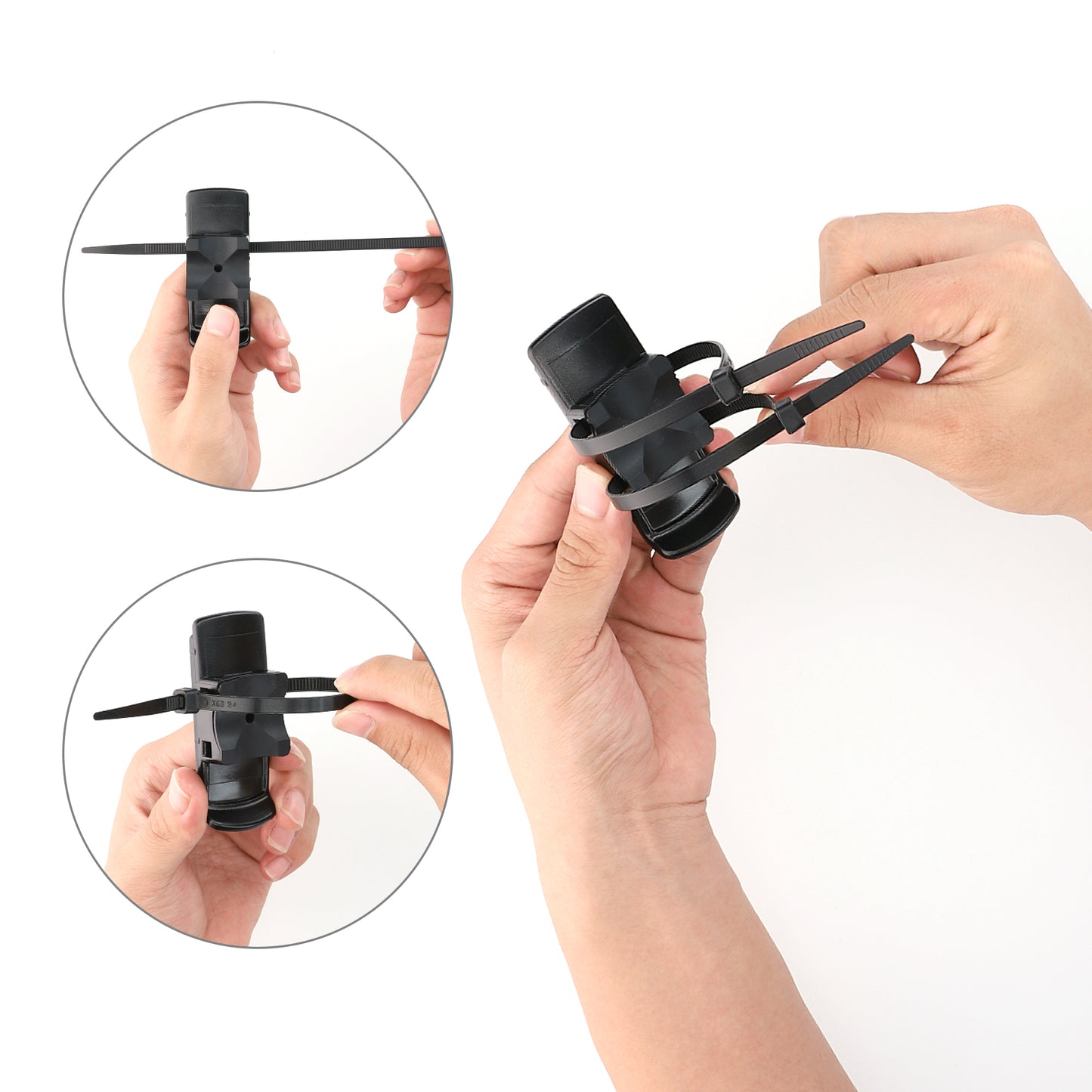 kwmobile Bike Mount compatible with Garmin eTrex 10/20/30 / GPSMAP 62 - Handlebar Holder for GPS Navigation Devices