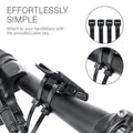 kwmobile Bike Mount compatible with Garmin eTrex 10/20/30 / GPSMAP 62 - Handlebar Holder for GPS Navigation Devices