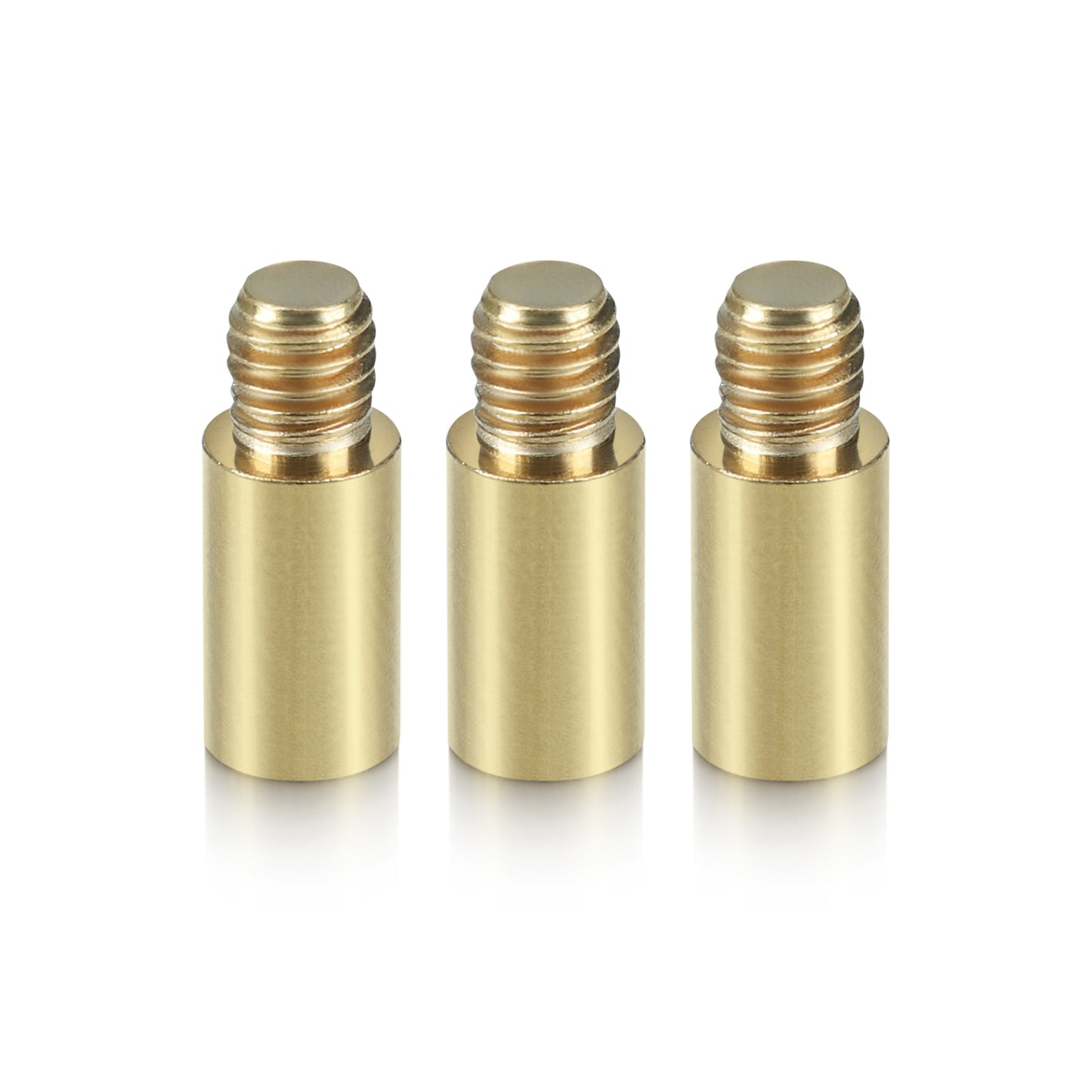 kwmobile 3x Dart Weight Screws 1.5g - 2BA Thread Made of Brass - Dart Accessory Screw-in Weight