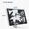 kwmobile Case Compatible with Apple iMac 24" - with Pocket for Apple Magic Keyboard, Magic Mouse and Cable