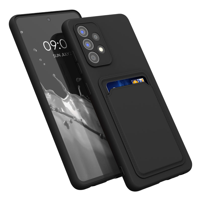 kwmobile Phone Case Compatible with Samsung Galaxy A52 / A52 5G / A52s 5G Case - Phone Cover with Card Slot