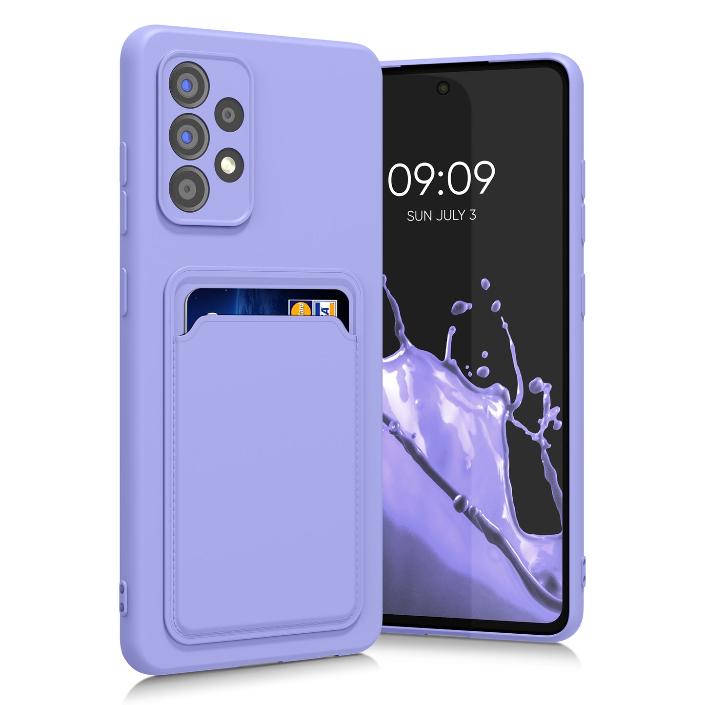 kwmobile Phone Case Compatible with Samsung Galaxy A52 / A52 5G / A52s 5G Case - Phone Cover with Card Slot