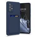 kwmobile Phone Case Compatible with Samsung Galaxy A52 / A52 5G / A52s 5G Case - Phone Cover with Card Slot