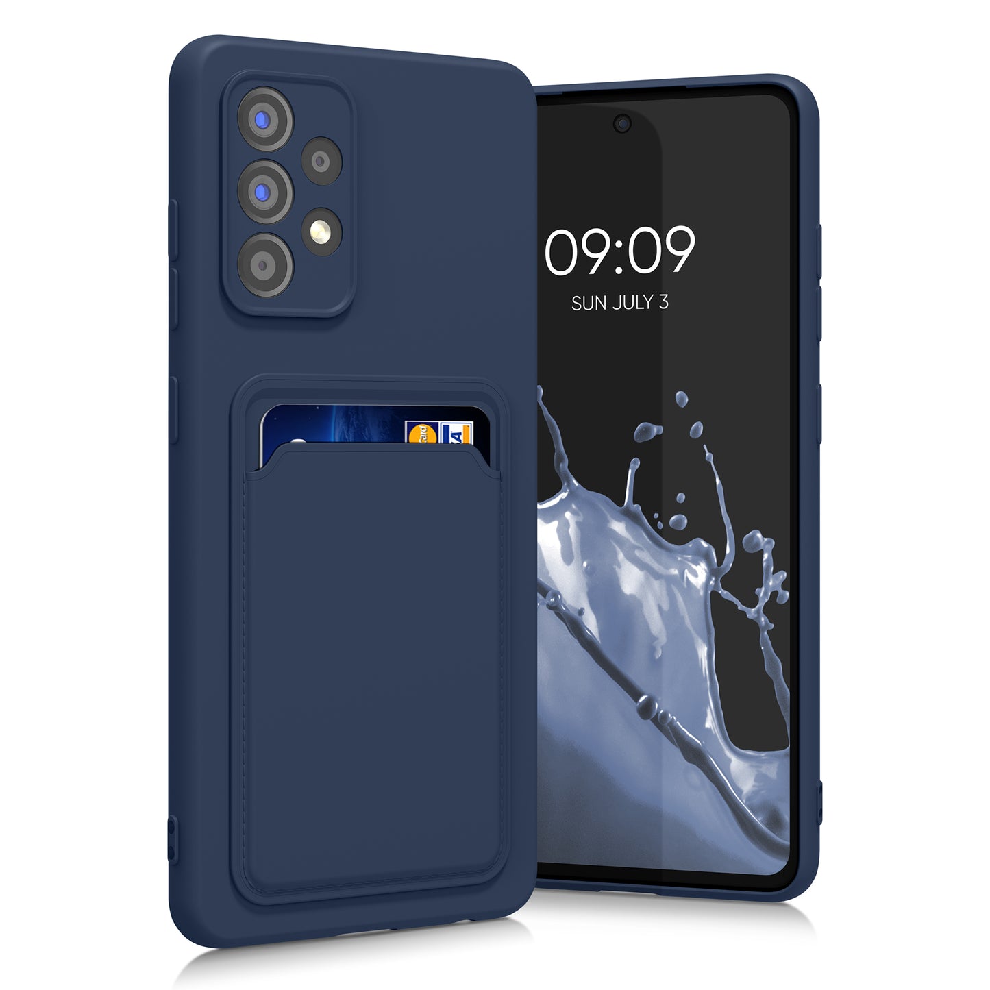 kwmobile Phone Case Compatible with Samsung Galaxy A52 / A52 5G / A52s 5G Case - Phone Cover with Card Slot