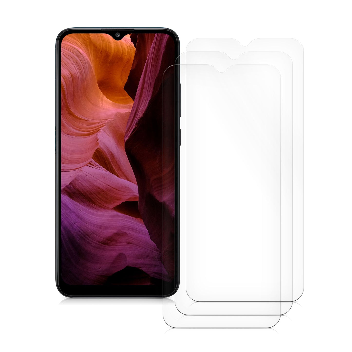 3x Crystal Clear Screen Protector for Samsung Galaxy A02s