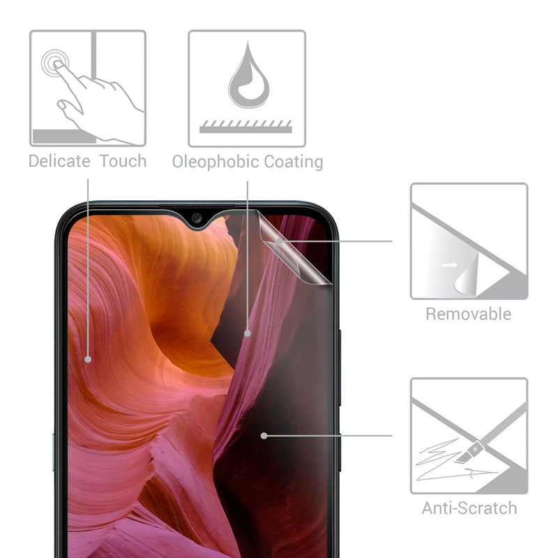 3x Crystal Clear Screen Protector for Samsung Galaxy A02s