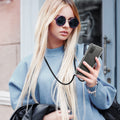 kwmobile Necklace Case compatible with Samsung Galaxy A02s Case