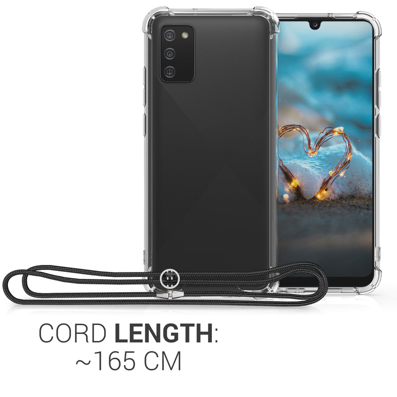 kwmobile Necklace Case compatible with Samsung Galaxy A02s Case