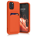 kwmobile Phone Case compatible with Apple iPhone 12 / iPhone 12 Pro Case - Phone Cover with Card Slot