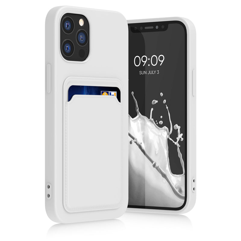 kwmobile Phone Case compatible with Apple iPhone 12 / iPhone 12 Pro Case - Phone Cover with Card Slot