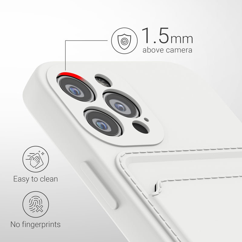kwmobile Phone Case compatible with Apple iPhone 12 / iPhone 12 Pro Case - Phone Cover with Card Slot