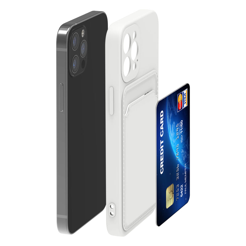 kwmobile Phone Case compatible with Apple iPhone 12 / iPhone 12 Pro Case - Phone Cover with Card Slot