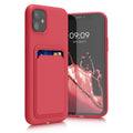 kwmobile Phone Case compatible with Apple iPhone 11 Case - Phone Cover with Card Holder
