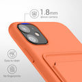 kwmobile Phone Case compatible with Apple iPhone 11 Case - Phone Cover with Card Holder