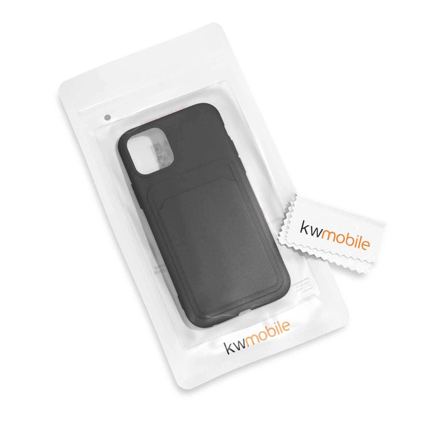 kwmobile Phone Case compatible with Apple iPhone 11 Pro Case with Card Holder