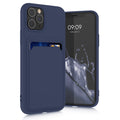 kwmobile Phone Case compatible with Apple iPhone 11 Pro Case with Card Holder