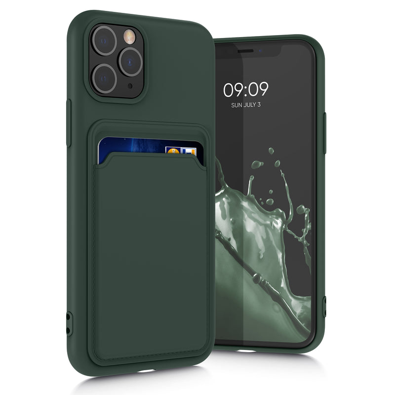 kwmobile Phone Case compatible with Apple iPhone 11 Pro Case with Card Holder