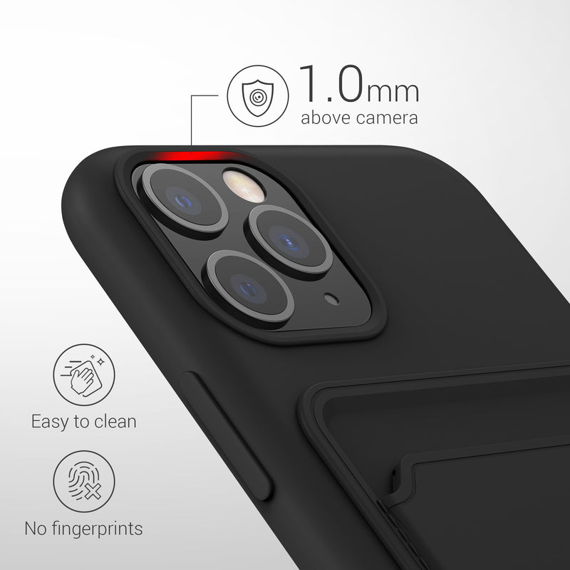 kwmobile Phone Case compatible with Apple iPhone 11 Pro Case with Card Holder
