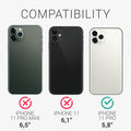 kwmobile Phone Case compatible with Apple iPhone 11 Pro Case with Card Holder