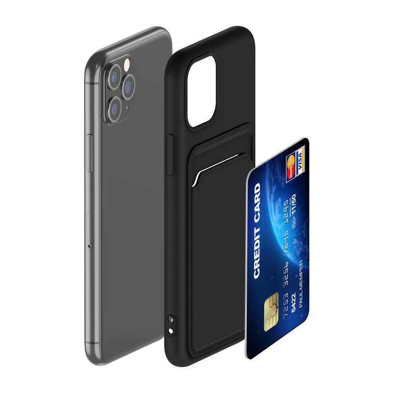 kwmobile Phone Case compatible with Apple iPhone 11 Pro Case with Card Holder
